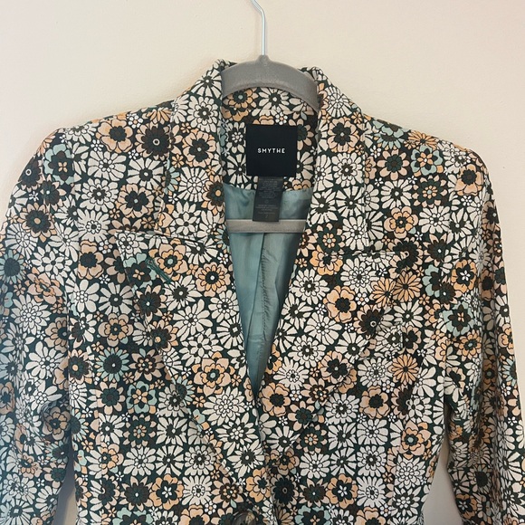 SMYTHE Lounge Blazing in Graphic Floral, Size 2 - Picture 4 of 13